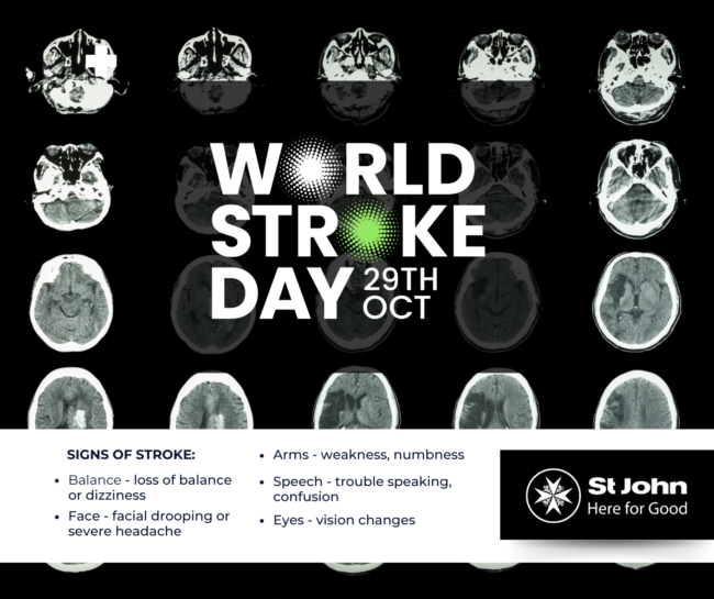 STJ First Aid – stroke day